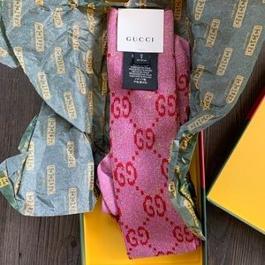 Pink Gucci Socks